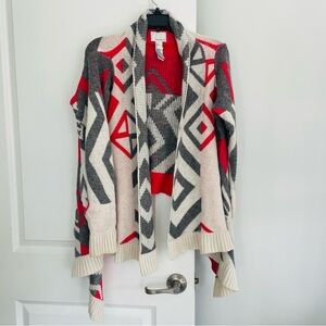 Forever 21 Aztec Knit Cardigan Size L